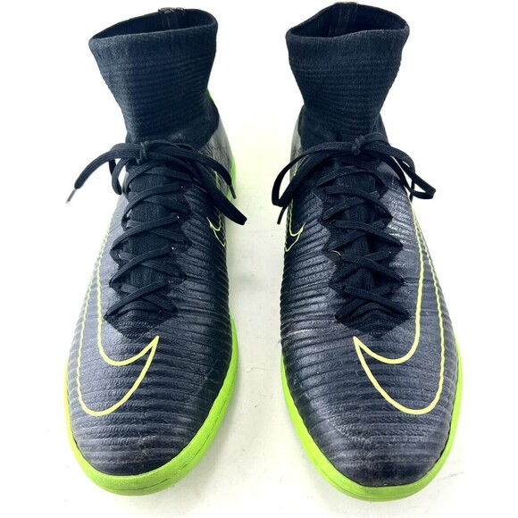 Nike Mercurial X Black Green Lace Up High Top Men’s Sneakers 831976-034 Sz 12.5 main image 12